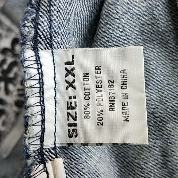 Men's Diamond Stash Denim Vest, XXL - Picture 13 of 13